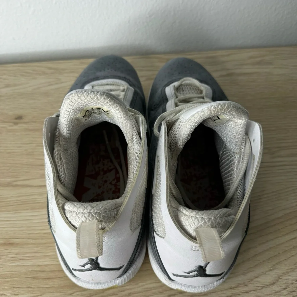 Nike Air Jordan 2011 White Black Anthracite Sneakers 436771-101 Men's Size‎ 9.5